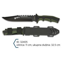 Martinez Albainox Taktički Nož Zeleni Oštrica 11cm/Ukupne Duljine 32.5cm