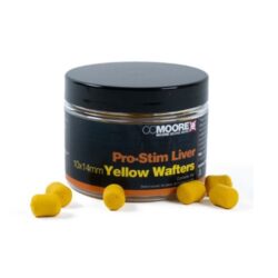 CC Moore Pro-Stim Liver Dumbell Wafters Yellow 10x14mm