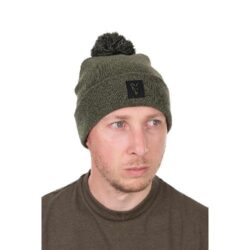 Fox Collection Bobble Hat - Green/Black