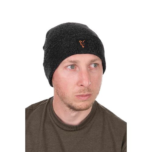 Fox Collection Beanie - Black/Orange
