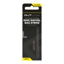 Avid Carp Outline FleckTone Long Bag Stem - Ring Swivel