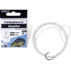 Zebco Trophy Carp Hook-To-Nylon-Black