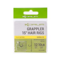 Korum Grappler Hair Rigs Barbless