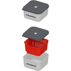 Trabucco Baitsafe Box 1.6l + Strainer + Sealid Lid