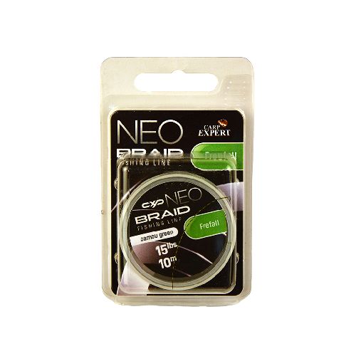 Carp Expert Neo Freefall Braided Hooklink 10m/35lbs Camou Green