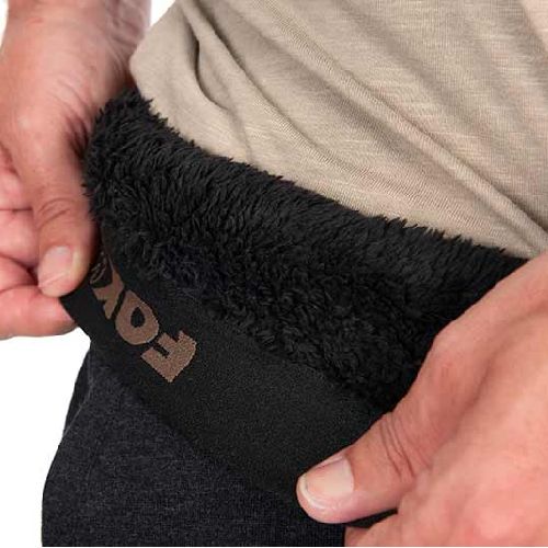 Fox Collection Sherpa Joggers - Black/Orange - Slika 3